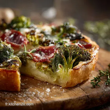 Recettes Corses pour diab&eacute;tiques Tarte Sal&eacute;e Brocciu Blettes IG Bas Fiche recette