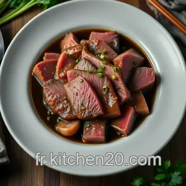 Savoureux tataki de b&oelig;uf : Une recette simple pour &eacute;pater vos invit&eacute;s Fiche recette