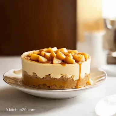 Trifle Pommes Caramel Sal&eacute; Le Dessert Normand Facile Fiche recette