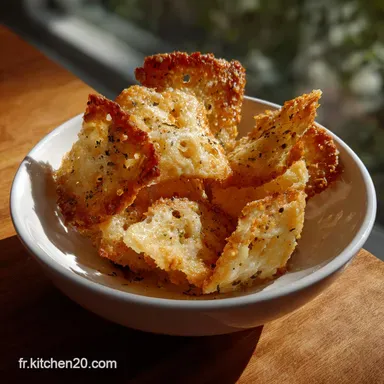 Tuile Sal&eacute;e Au Parmesan Pour L Ap&eacute;ritif Cyrille LA CUISINE Croustillante Fiche recette