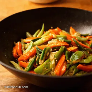 Wok L&eacute;gumes Okara Facile Voyage Japonais en Saveurs Fiche recette