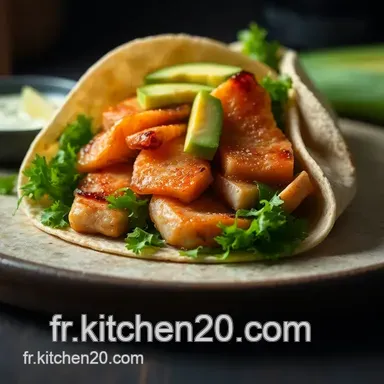 Wrap au Saumon Fum&eacute; et Avocat : Une Recette Facile et Savoureuse Fiche recette