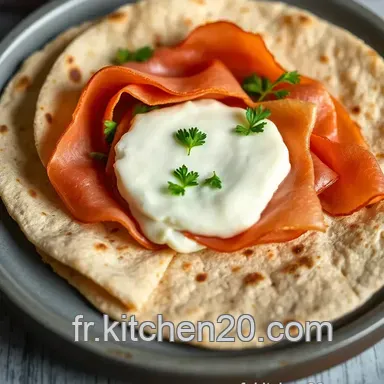 Recette Wrap Jambon : Une D&eacute;licieuse Id&eacute;e Wrap pour vos D&eacute;jeuners Fiche recette