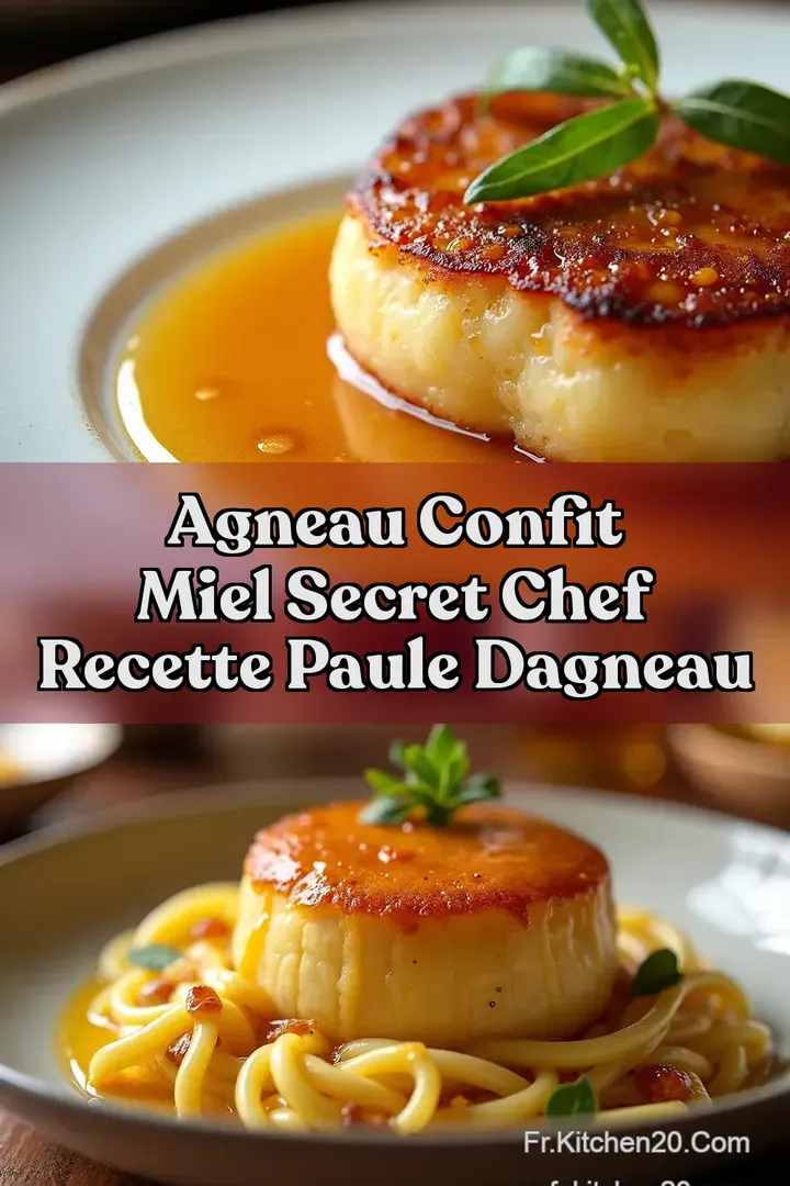 Agneau Confit Miel Secret Chef Recette Paule dAgneau