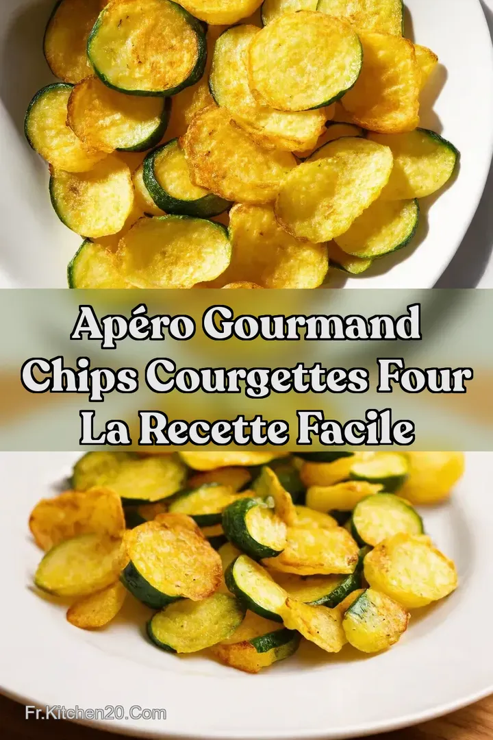 Ap&eacute;ro Gourmand Chips Courgettes Four La Recette Facile