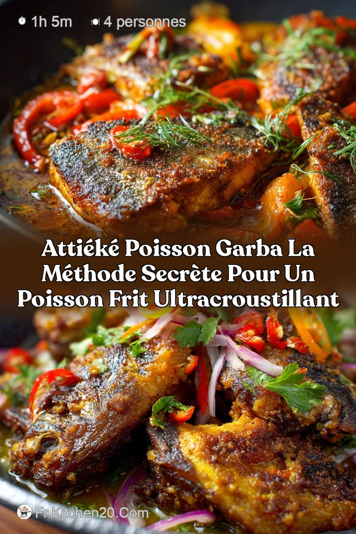 Atti&eacute;k&eacute; poisson Garba la m&eacute;thode secr&egrave;te pour un poisson frit ultracroustillant