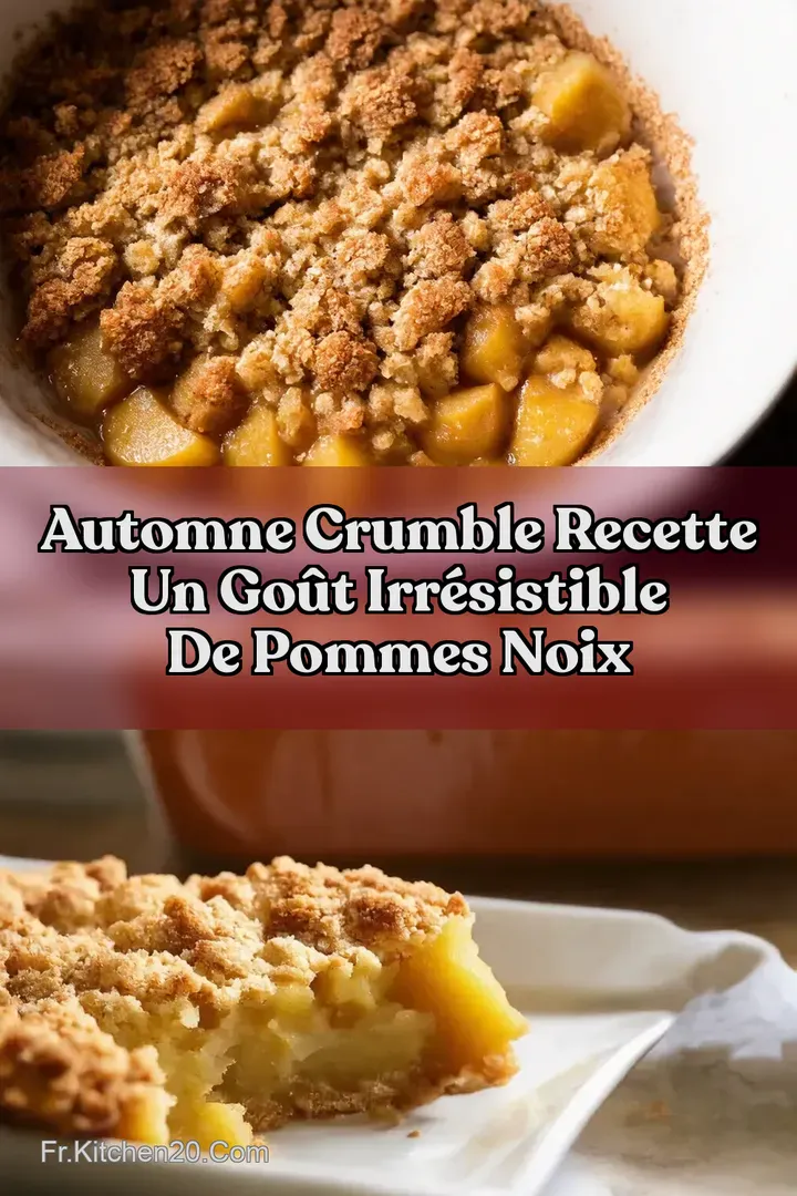 Automne Crumble Recette Un Go&ucirc;t Irr&eacute;sistible de Pommes Noix