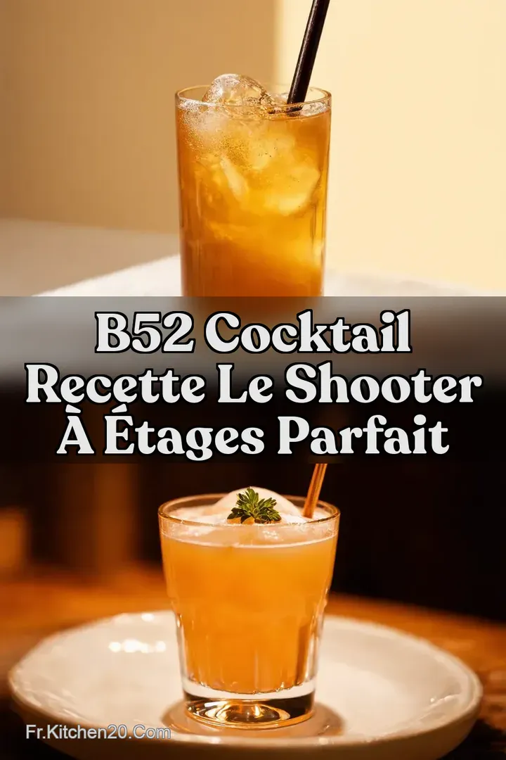 B52 Cocktail Recette Le Shooter &agrave; &Eacute;tages Parfait