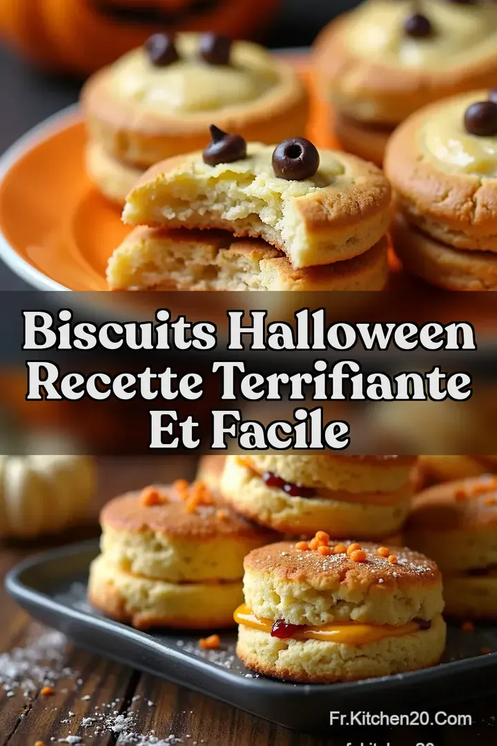 Biscuits Halloween Recette Terrifiante et Facile