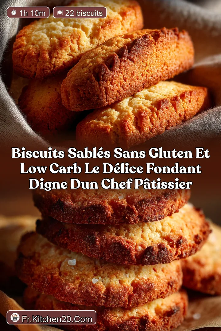 Biscuits Sabl&eacute;s Sans Gluten et Low Carb Le D&eacute;lice Fondant Digne dun Chef P&acirc;tissier