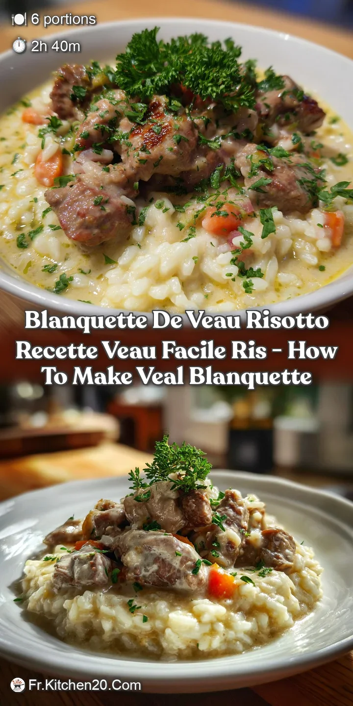 Blanquette De Veau Risotto Recette Veau Facile Ris - How To Make Veal Blanquette