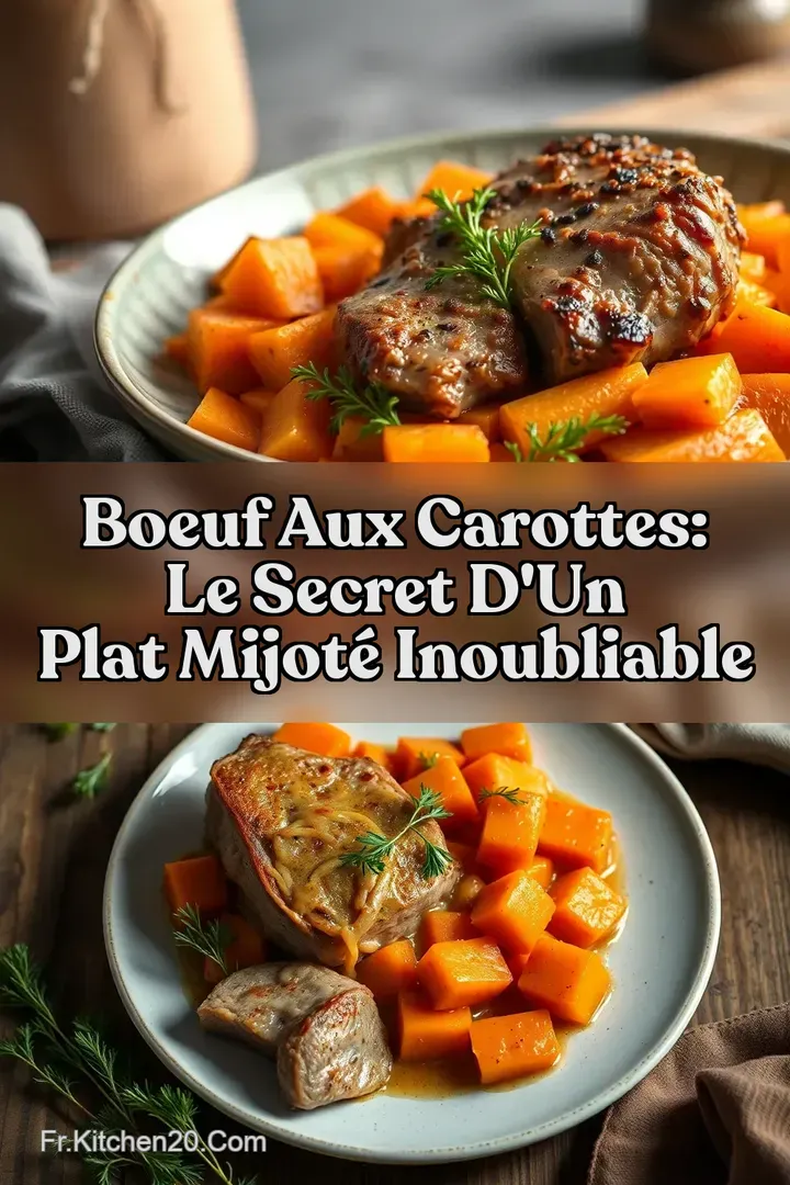Boeuf aux Carottes: Le Secret d un Plat Mijot&eacute; Inoubliable