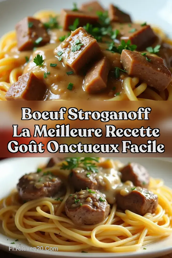 Boeuf Stroganoff La Meilleure Recette Go&ucirc;t Onctueux Facile