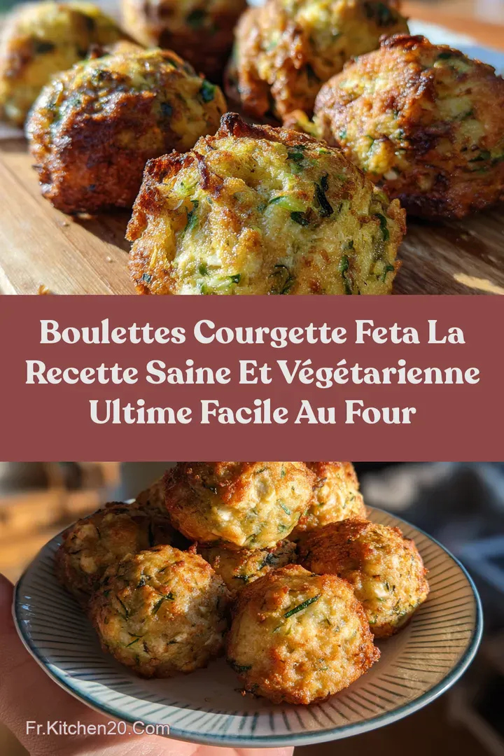 Boulettes Courgette Feta La Recette Saine et V&eacute;g&eacute;tarienne Ultime Facile au Four