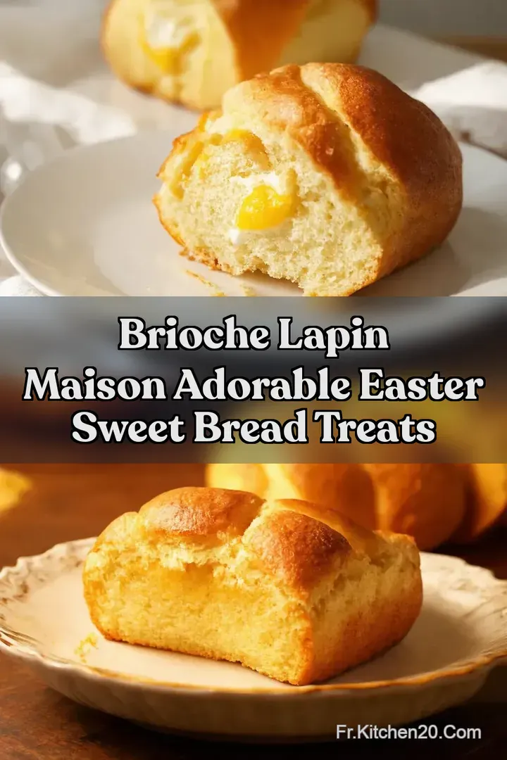 Brioche Lapin Maison Adorable Easter Sweet Bread Treats