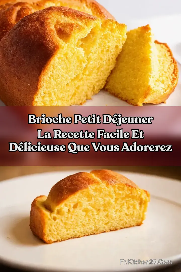 Brioche Petit D&eacute;jeuner La Recette Facile Et D&eacute;licieuse Que Vous Adorerez