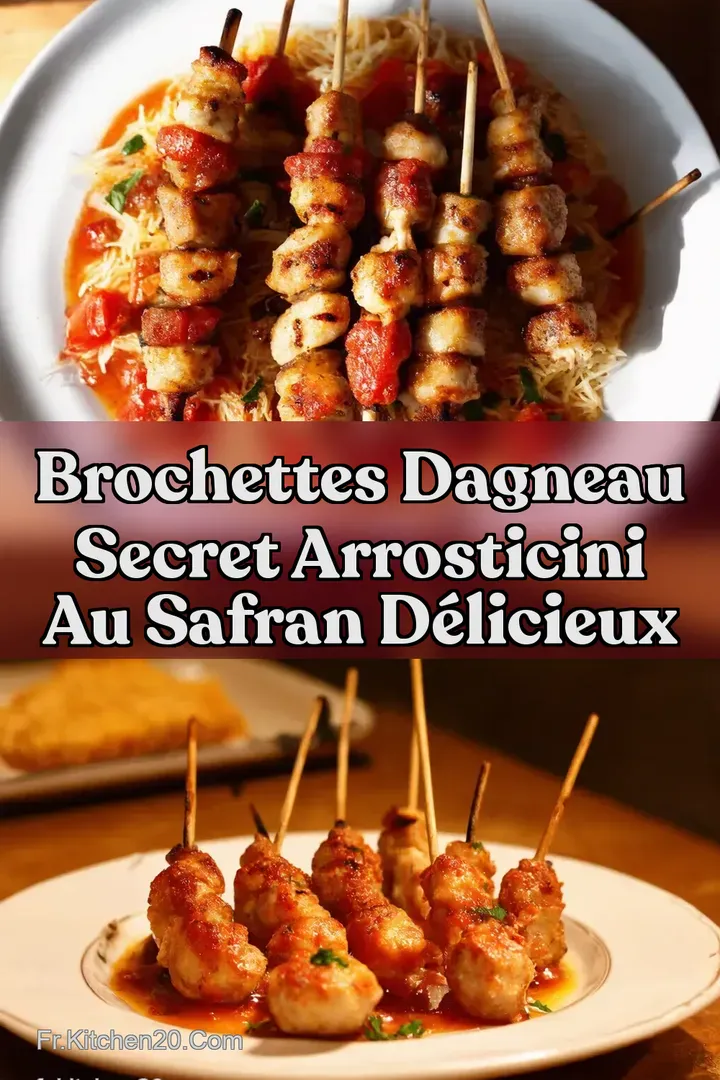 Brochettes dagneau Secret Arrosticini au Safran D&eacute;licieux