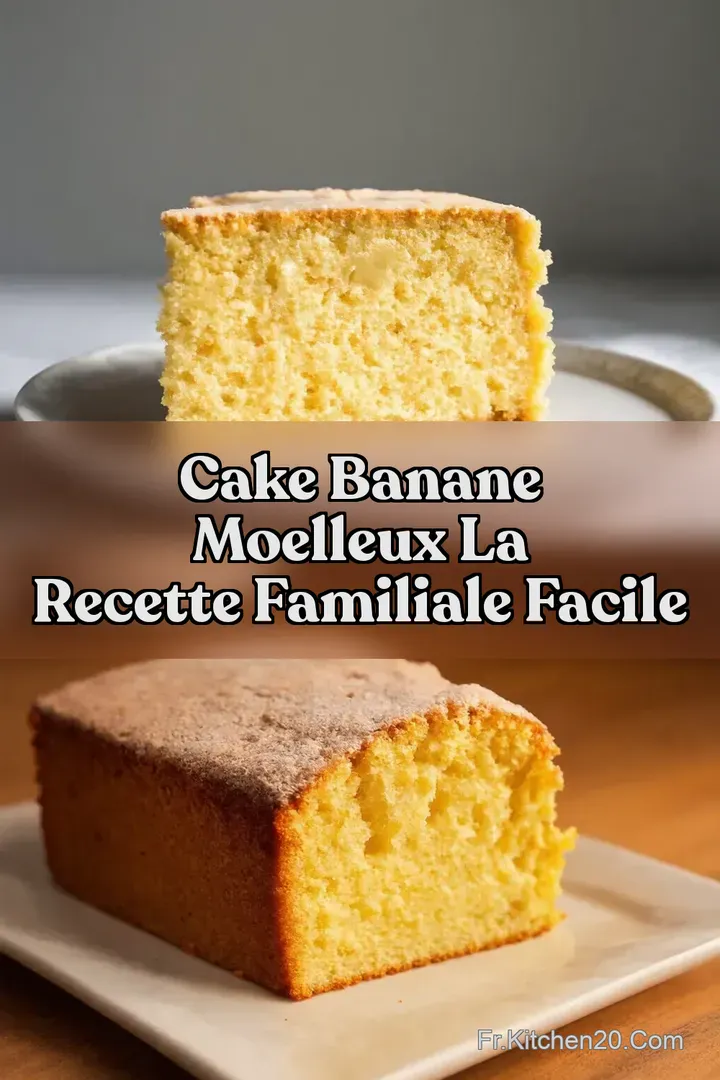 Cake Banane Moelleux La Recette Familiale Facile