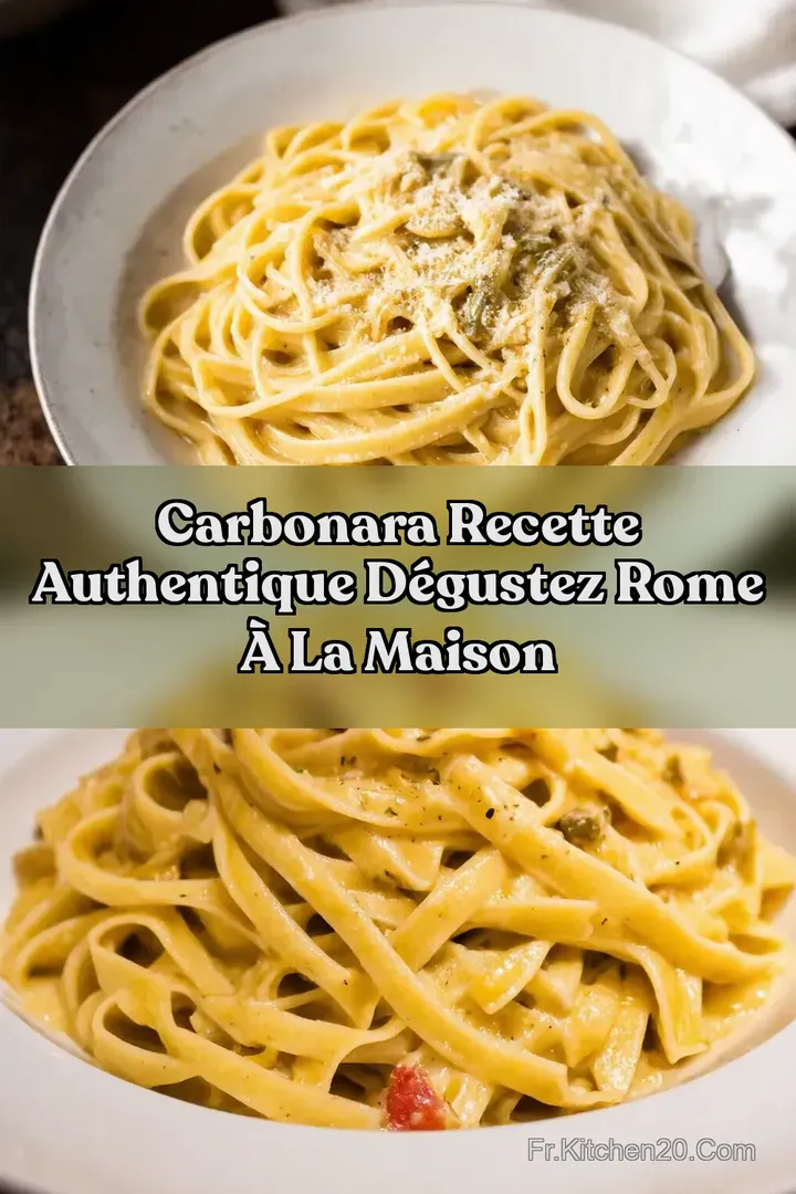 Carbonara Recette Authentique D&eacute;gustez Rome &agrave; la Maison