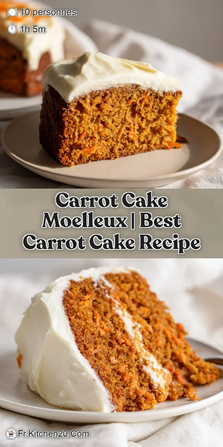 Zoom sur la mie orange et humide, surmont&eacute;e d'une &eacute;paisse couche de cr&egrave;me blanche onctueuse et fondante.