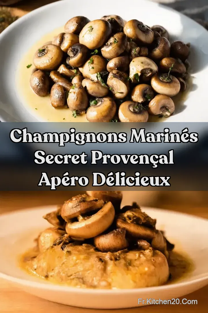Champignons Marin&eacute;s Secret Proven&ccedil;al Ap&eacute;ro D&eacute;licieux