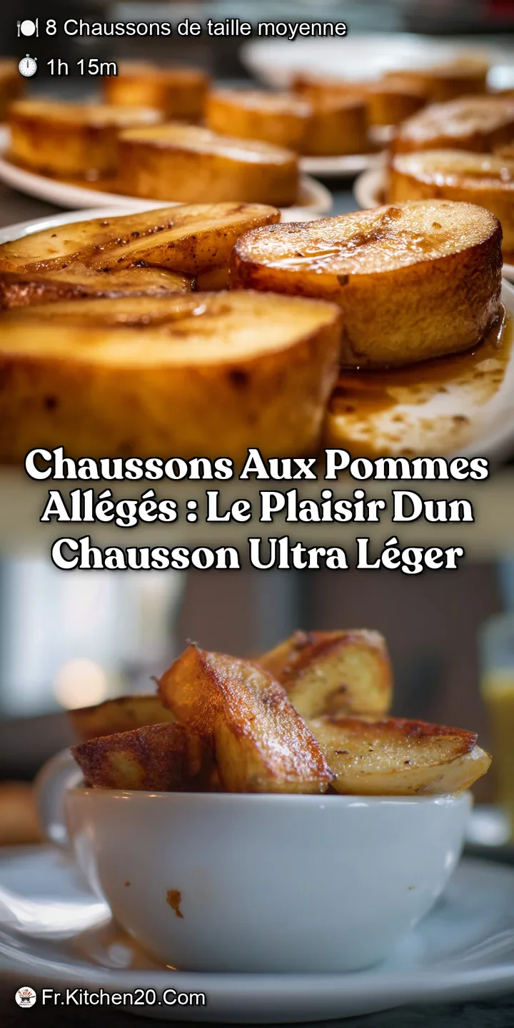 Chaussons aux Pommes all&eacute;g&eacute;s : Le plaisir dun chausson ultra l&eacute;ger