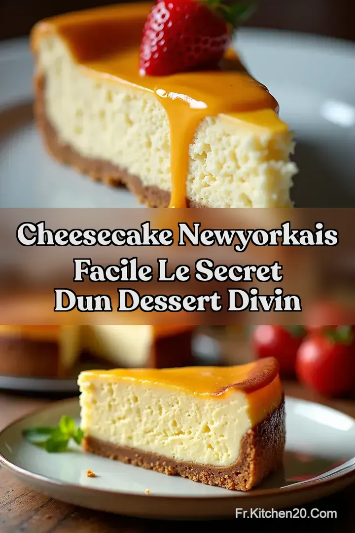 Cheesecake NewYorkais Facile Le Secret Dun Dessert Divin