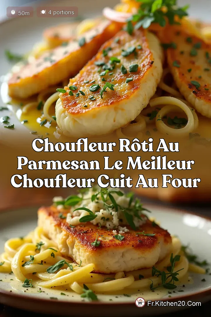 ChouFleur R&ocirc;ti au Parmesan Le Meilleur Choufleur Cuit au Four