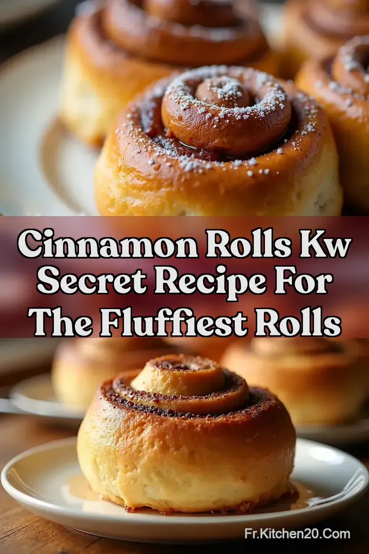 Cinnamon Rolls kw Secret Recipe for the Fluffiest Rolls