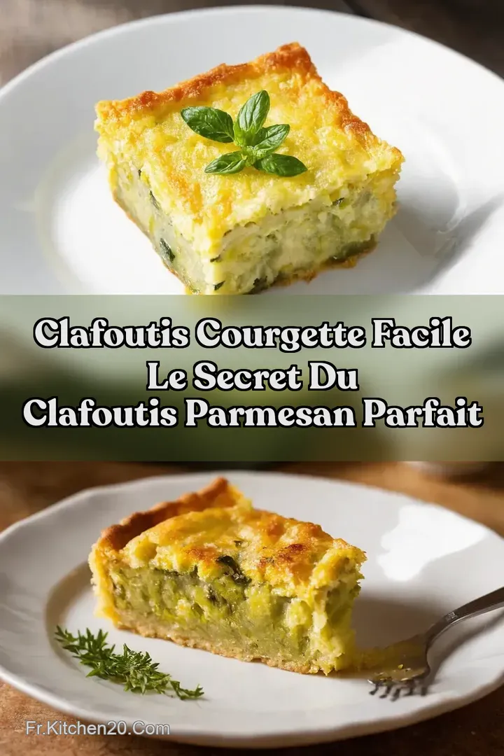 Clafoutis Courgette Facile Le Secret du Clafoutis Parmesan Parfait