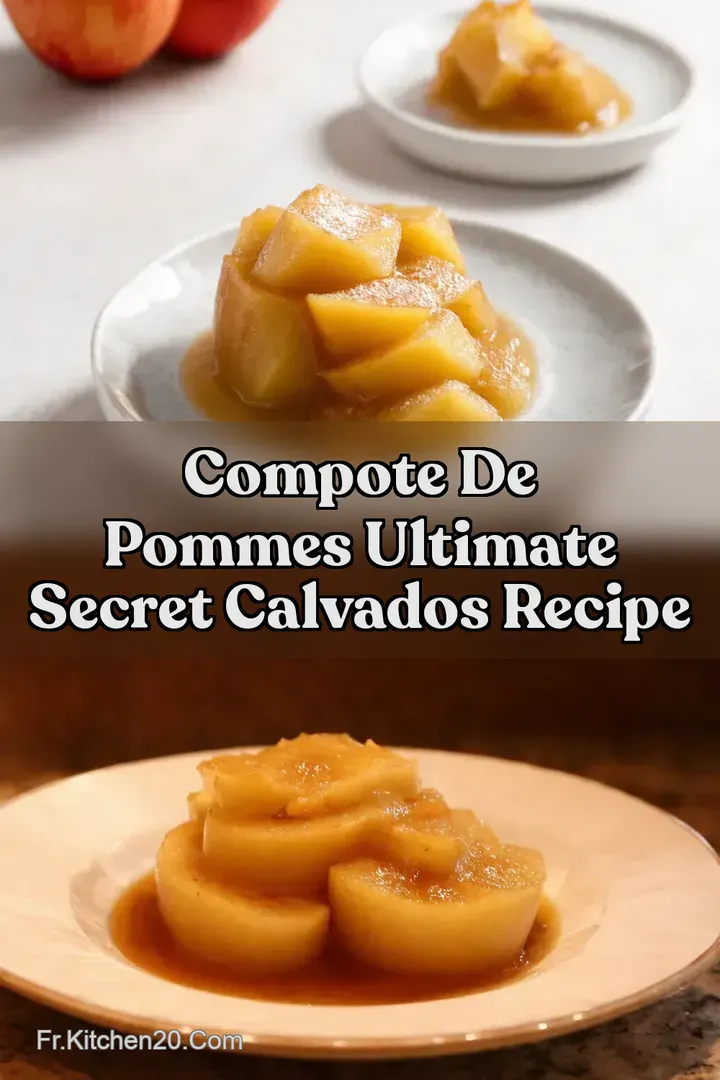 Compote de Pommes Ultimate Secret Calvados Recipe