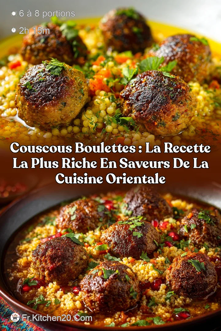 Couscous Boulettes : La recette la plus riche en saveurs de la cuisine Orientale