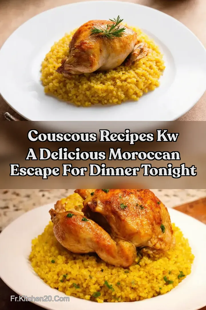 Couscous Recipes kw A Delicious Moroccan Escape for Dinner Tonight