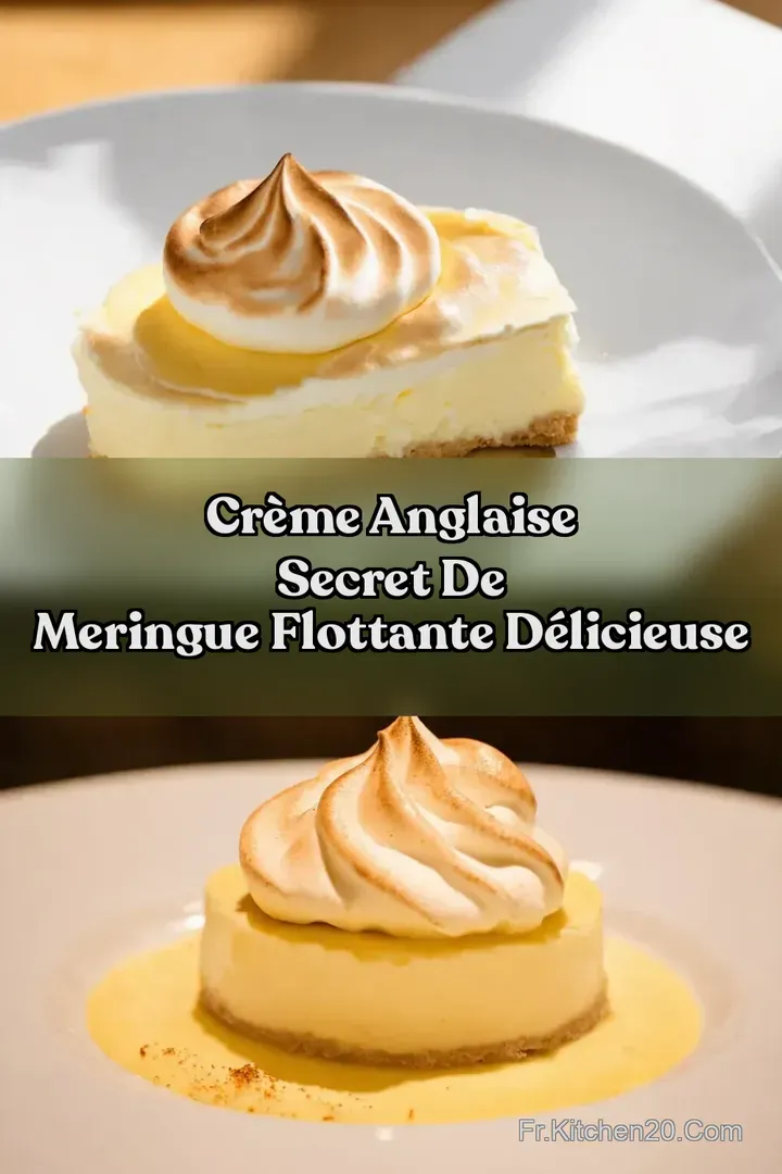Cr&egrave;me Anglaise Secret de Meringue Flottante D&eacute;licieuse