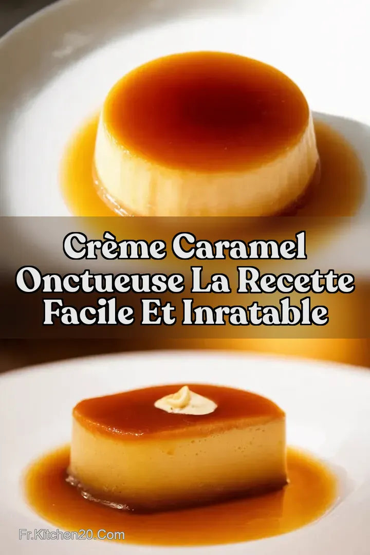 Cr&egrave;me Caramel Onctueuse La Recette Facile et Inratable