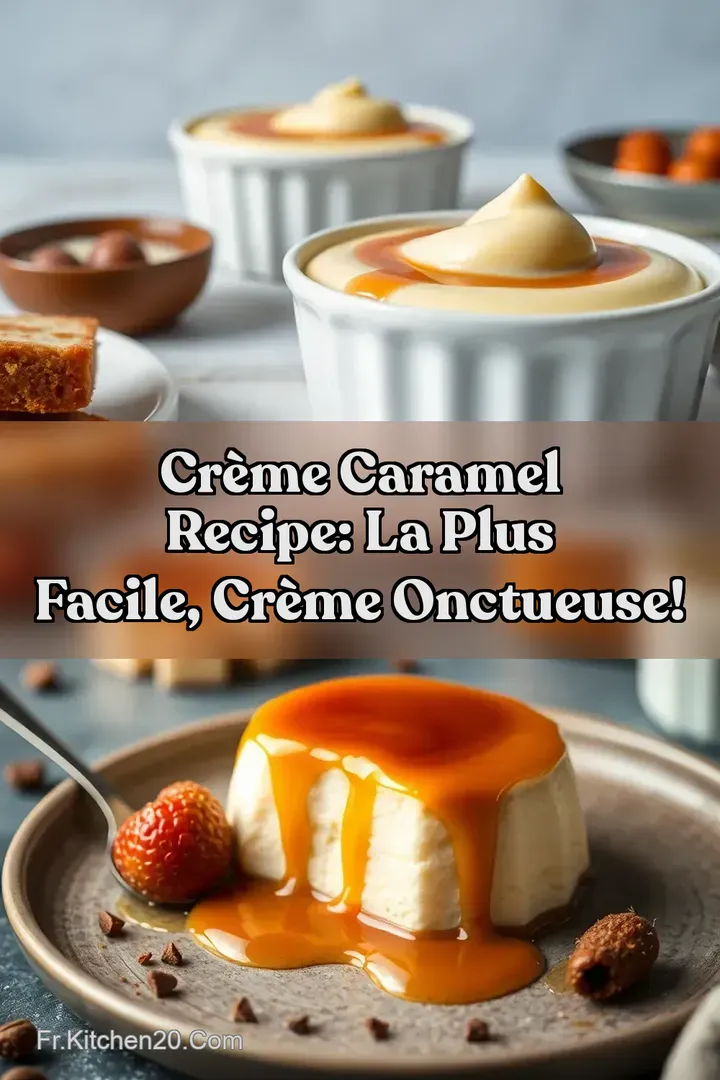 Cr&egrave;me Caramel Recipe: La Plus Facile Cr&egrave;me Onctueuse!