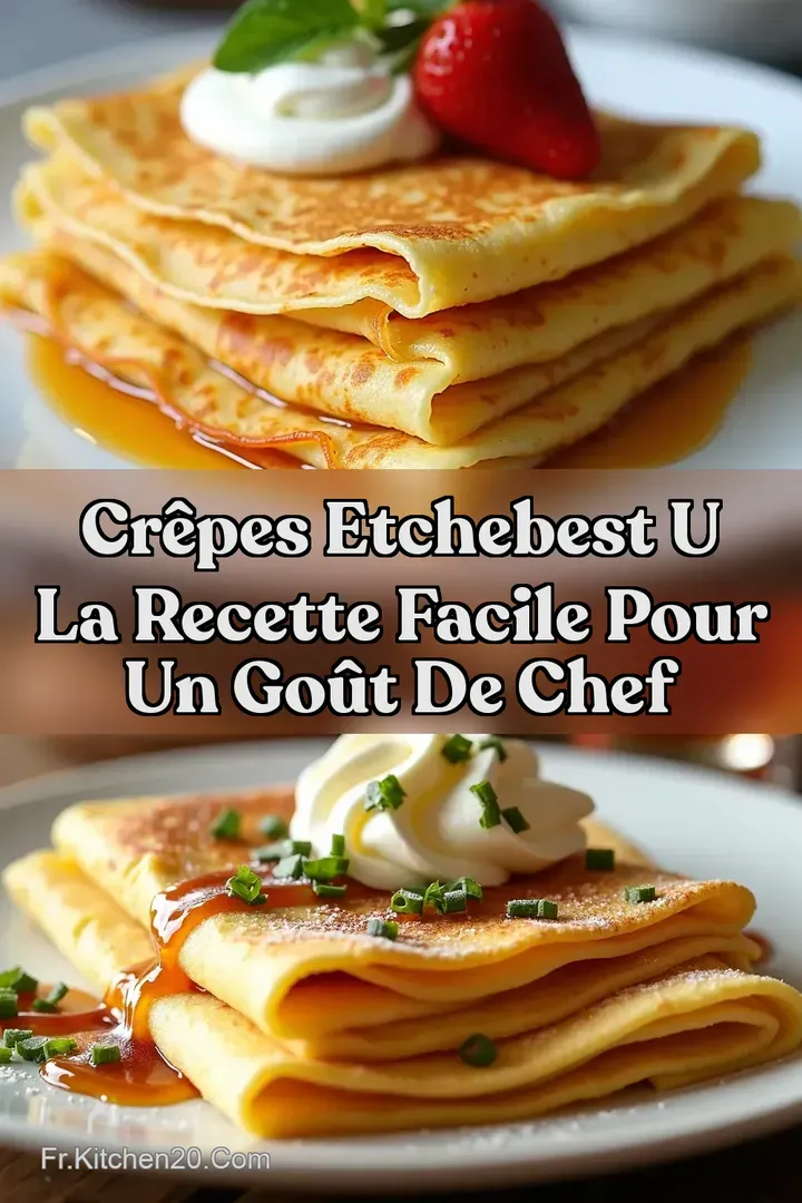 Cr&ecirc;pes Etchebest U La Recette Facile Pour un Go&ucirc;t de Chef