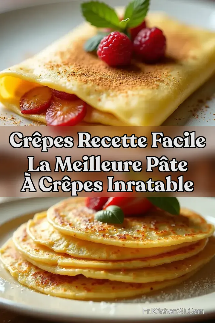 Cr&ecirc;pes Recette Facile La Meilleure P&acirc;te &agrave; Cr&ecirc;pes Inratable