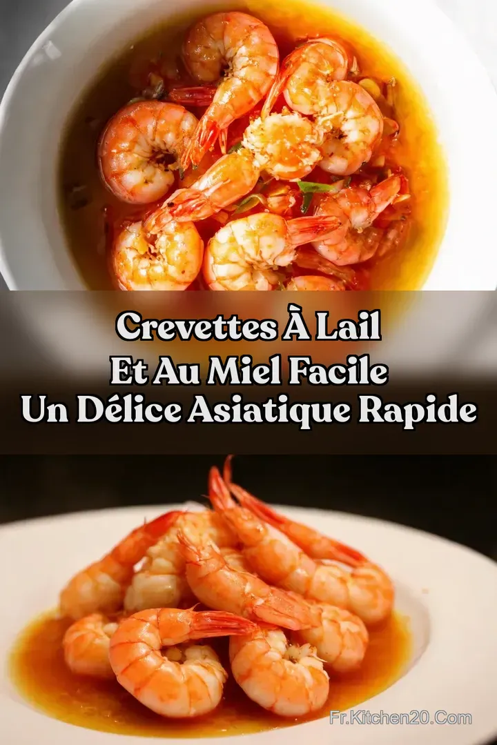 Crevettes &agrave; lail et au miel facile Un d&eacute;lice asiatique rapide