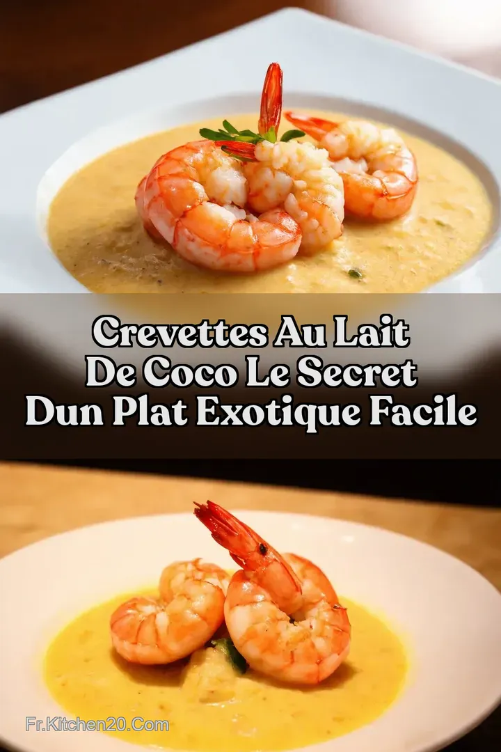 Crevettes au Lait de Coco Le secret dun plat Exotique Facile
