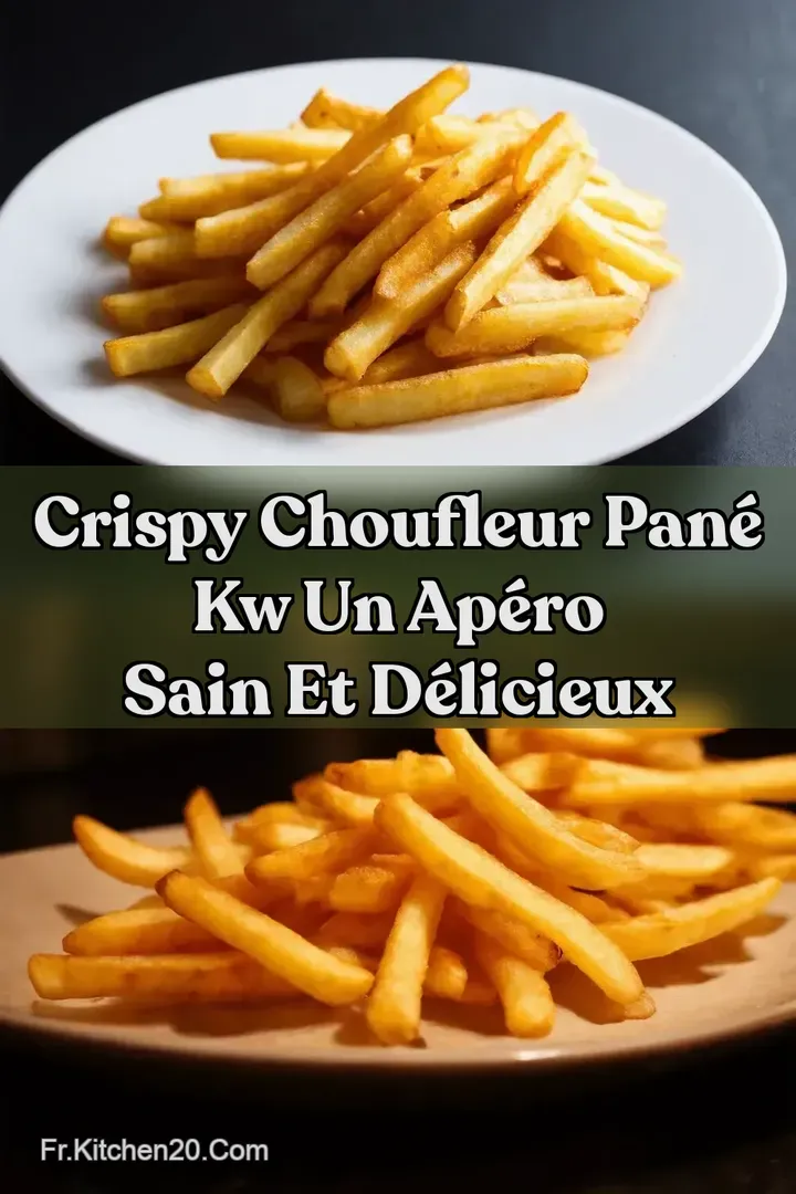 Crispy ChouFleur Pan&eacute; kw Un Ap&eacute;ro Sain et D&eacute;licieux