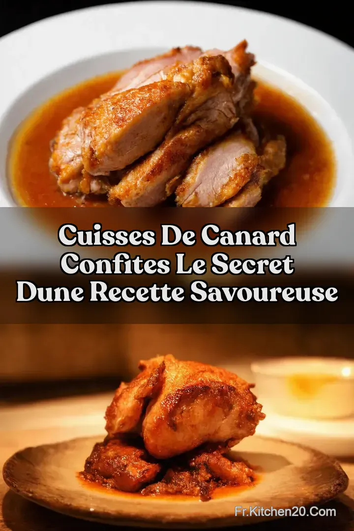 Cuisses de Canard Confites Le secret dune recette savoureuse