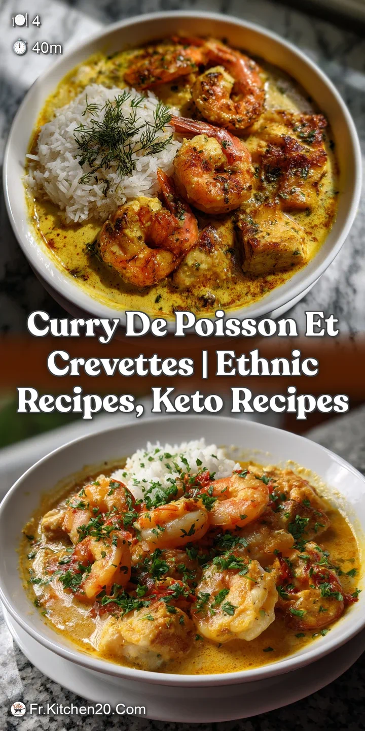 Curry de Poisson et Crevettes | Ethnic Recipes Keto Recipes