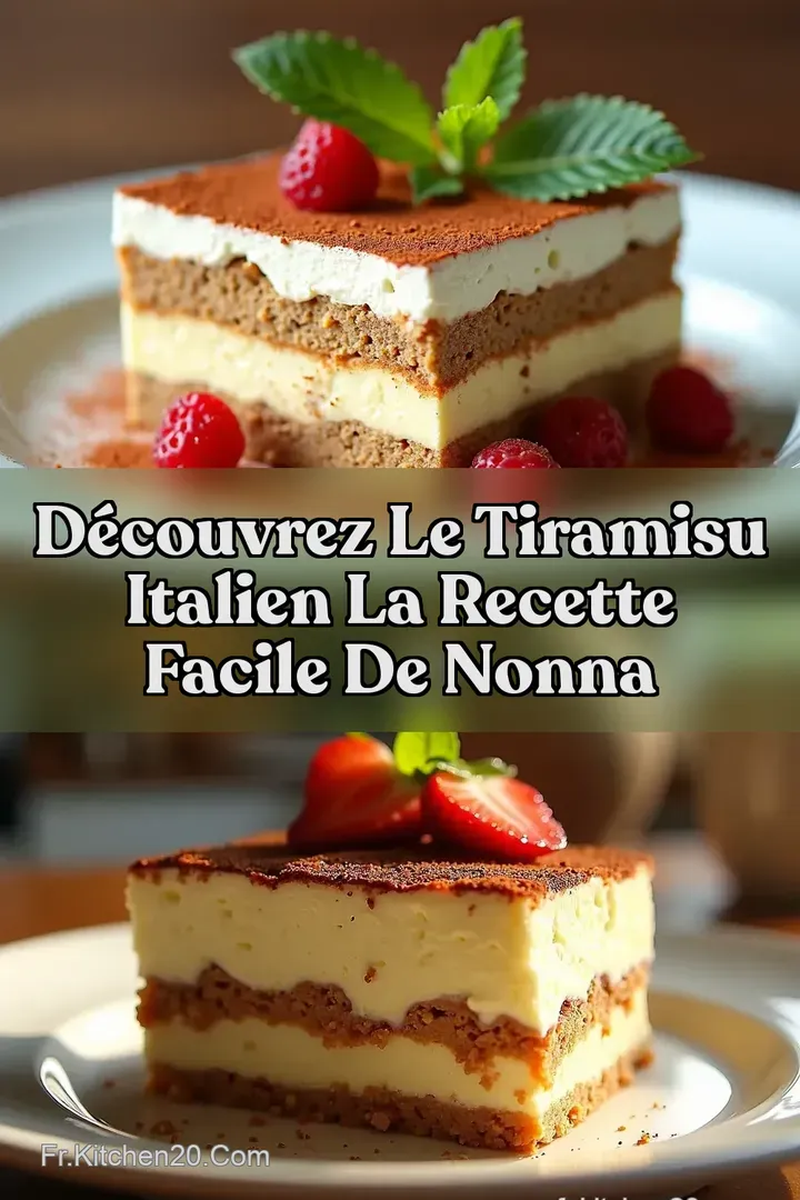 D&eacute;couvrez le Tiramisu Italien La Recette Facile de Nonna