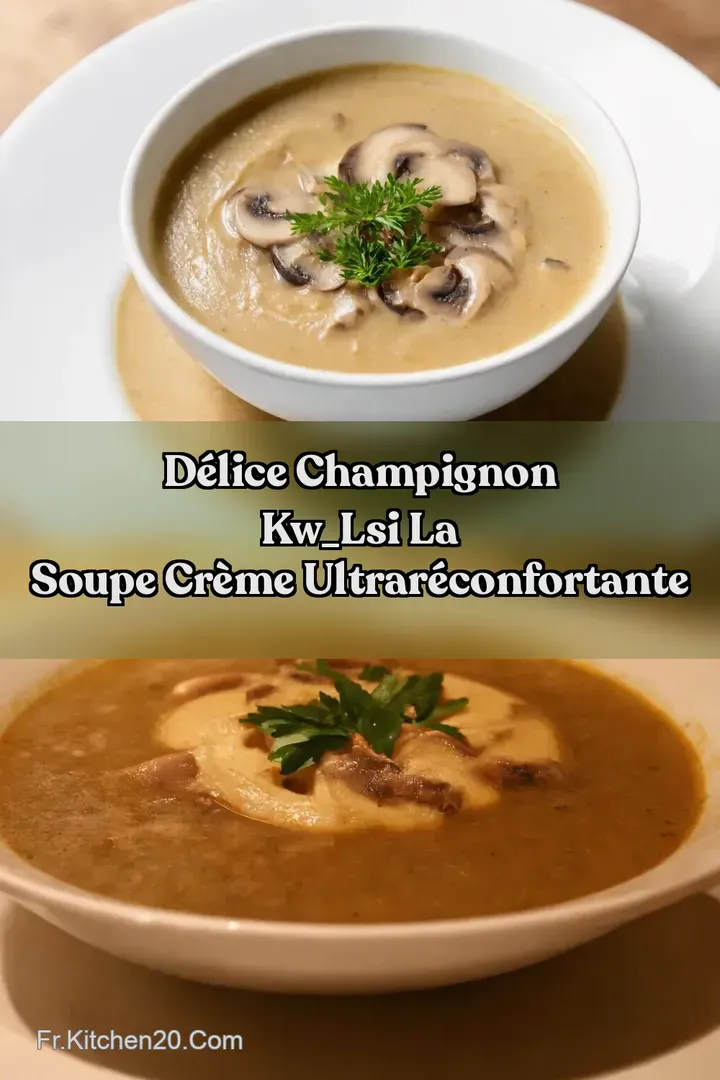 D&eacute;lice Champignon kw_lsi La Soupe Cr&egrave;me UltraR&eacute;confortante