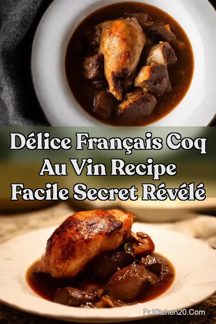 D&eacute;lice Fran&ccedil;ais Coq au Vin Recipe Facile Secret R&eacute;v&eacute;l&eacute;