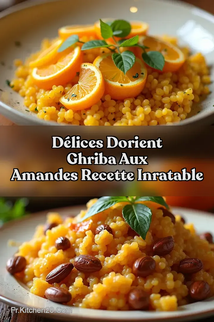 D&eacute;lices dOrient Ghriba Aux Amandes Recette Inratable