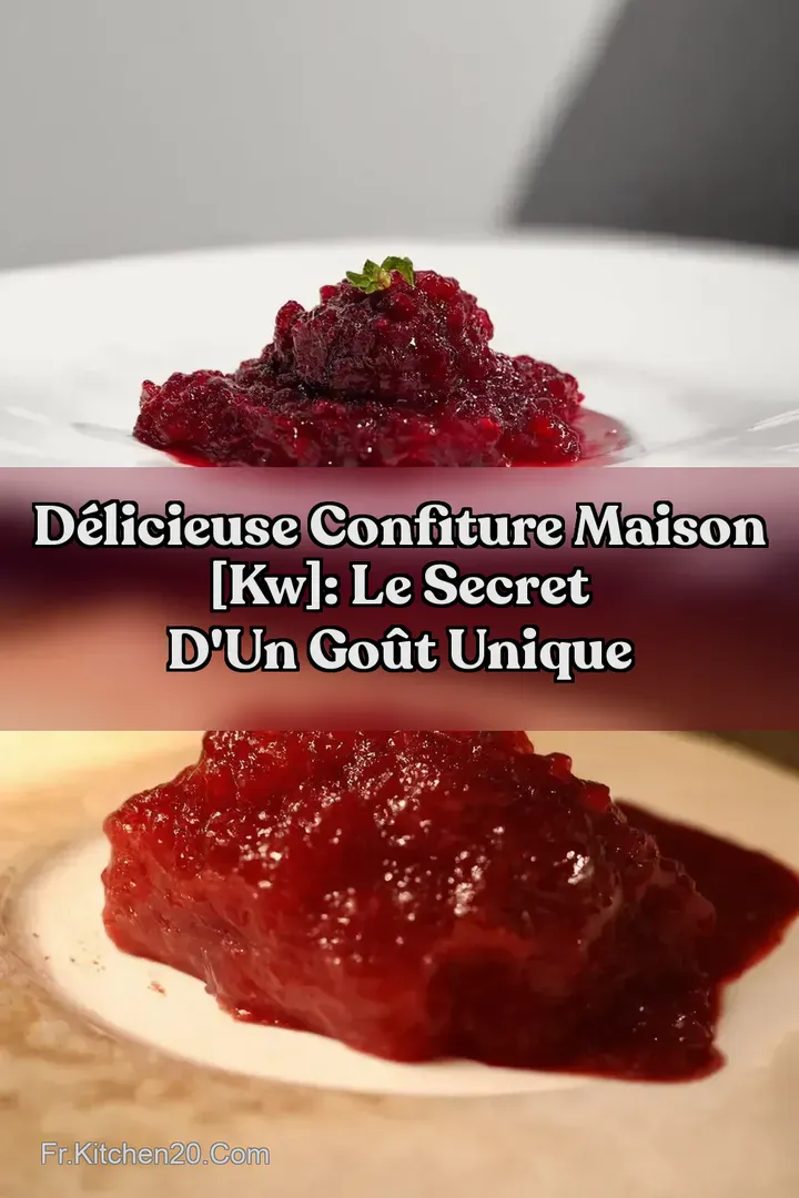 D&eacute;licieuse Confiture maison [kw]: Le Secret d un Go&ucirc;t Unique