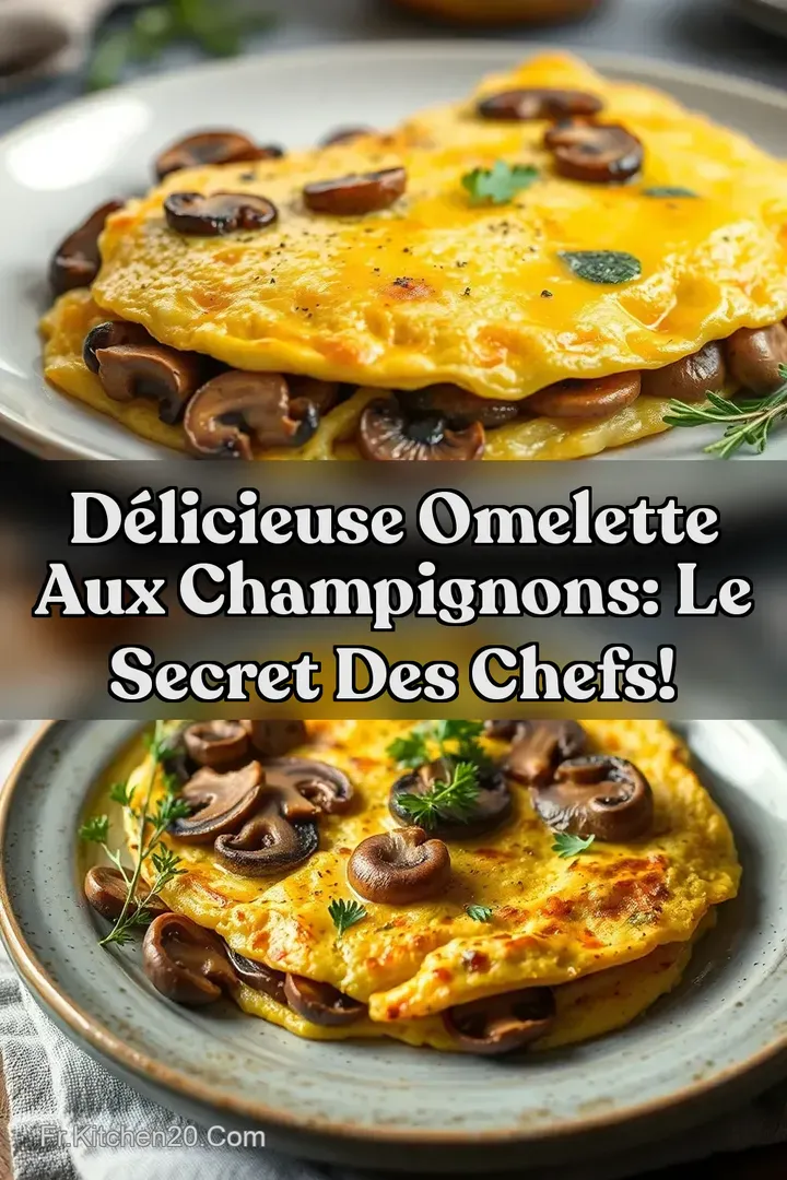 D&eacute;licieuse Omelette aux Champignons: Le Secret des Chefs!