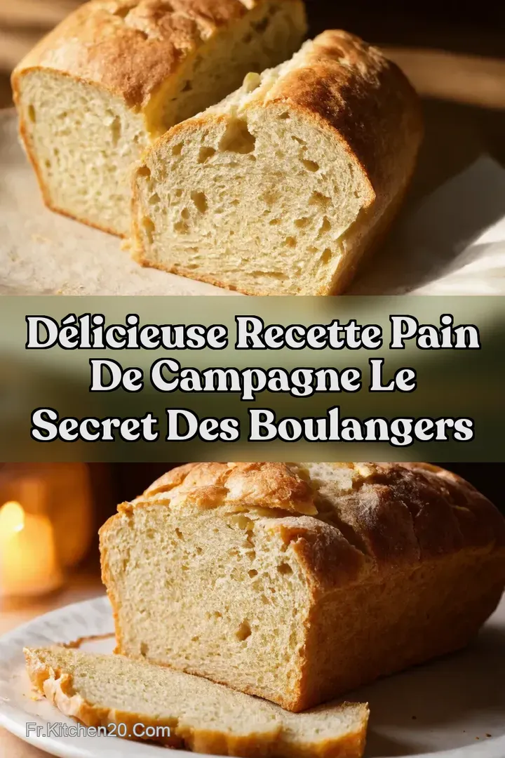 D&eacute;licieuse Recette Pain de Campagne Le Secret des Boulangers